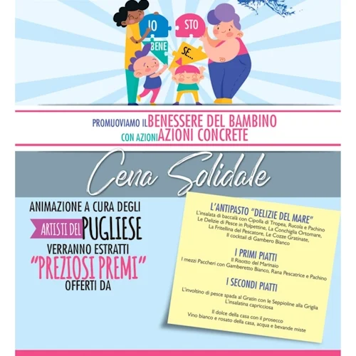 Cena solidale Io sto bene se… 2019