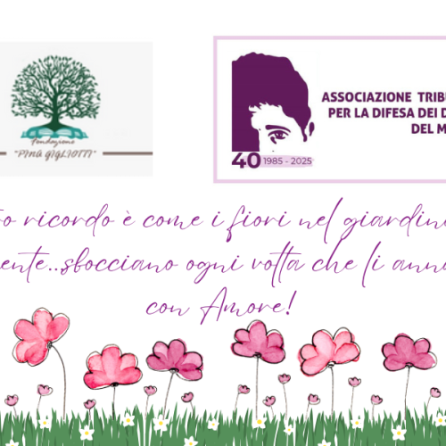 Il vostro ricordo è come i fiori nel giardino della nostra mente...sbocciano ogni volta che li annaffiamo con Amore!